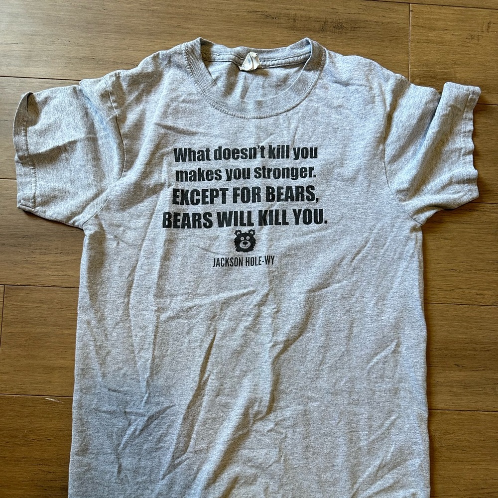 Wyoming bear t shirt